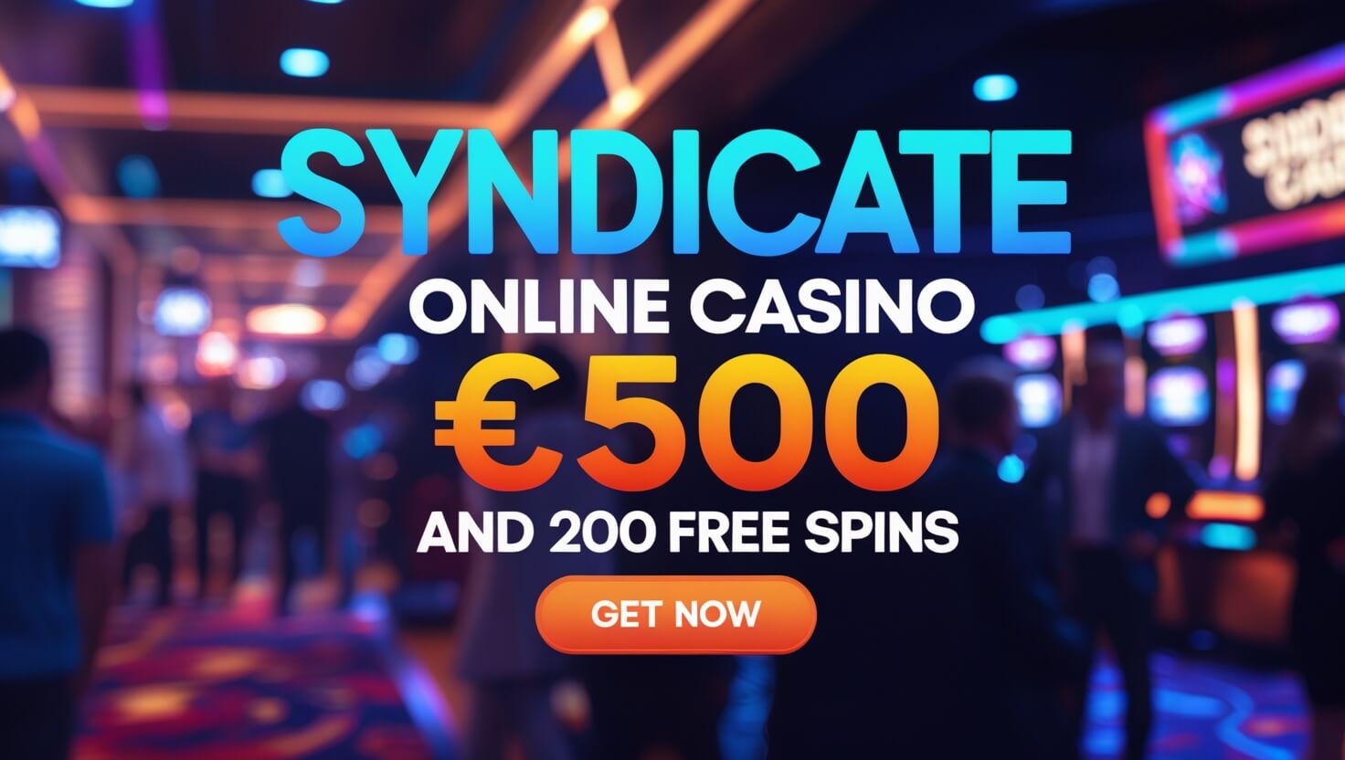 Syndicate online casino Australia welcome bonus €500 and 200 free spins